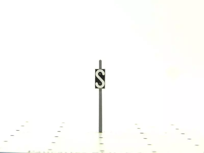 Segno "S" fischietto BOISMODELISME 215012 - N 1/160 - SNCF