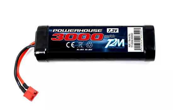 Accus 7.2V NiMh 3000mah - T2M T1006300D Câble AWG 12