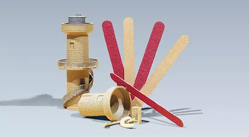 Set di 5 lime di precisione, Faller 170689, grana da 80 a 120.