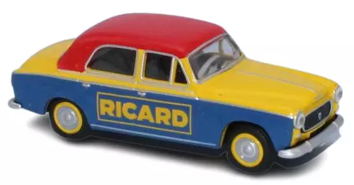 Peugeot 403.7 limousine, 1960 pubblicità RICARD SAI 6245 - HO 1/87