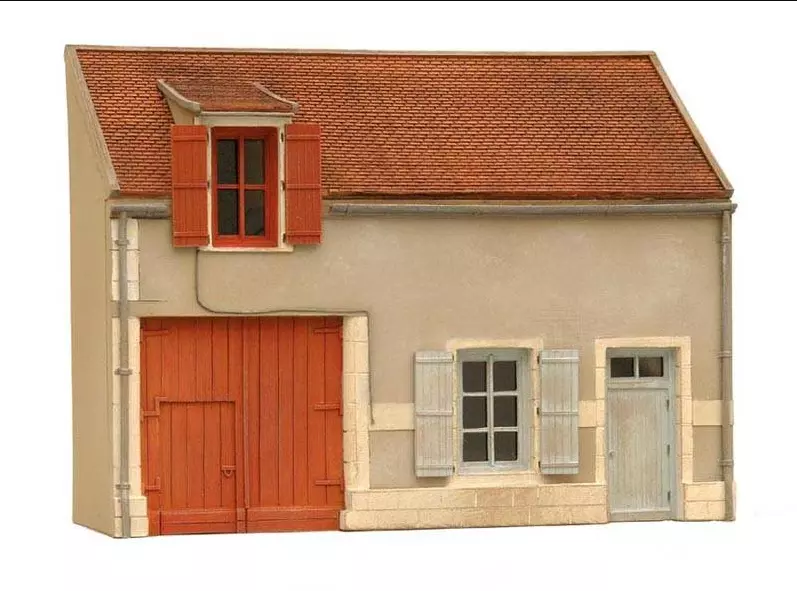 Facciata N Francia - kit in resina - non verniciato - Artitec 10.232 - HO 1/87