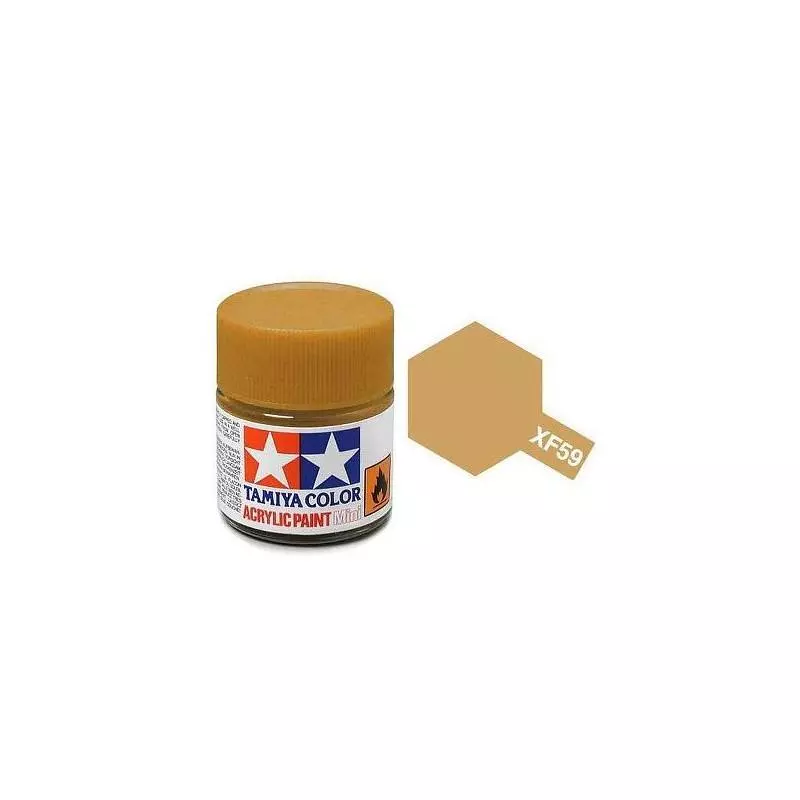 Vernice acrilica - Giallo deserto MAT XF59 - TAMIYA 81759 - 10 mL