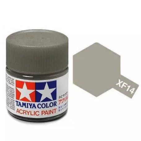 Vernice acrilica - Grigio avio XF14 - TAMIYA 81714 - 10 mL