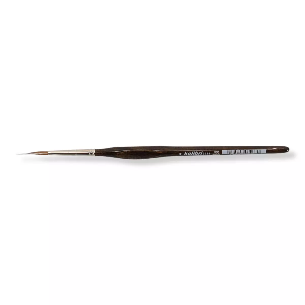 Pennello in setola rossa n°04 - Manico laccato - KOLIBRI 3331/04