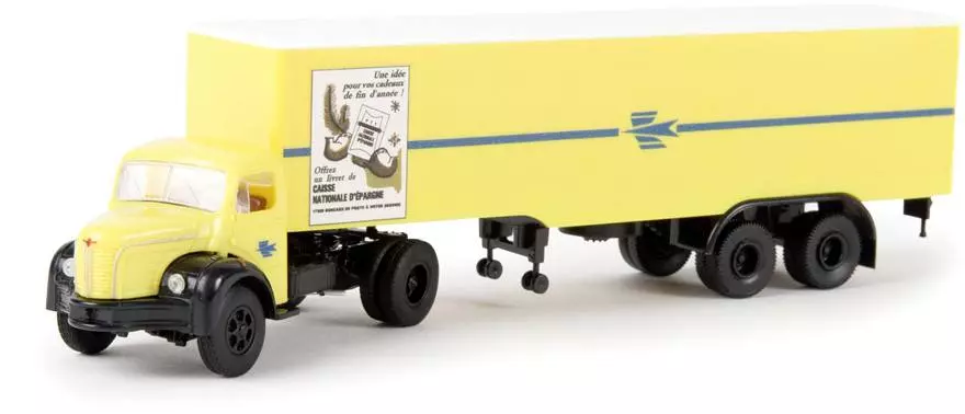 Semirimorchio con trattore Berlinet - Brekina 85420, SAI 2554.1 HO 1/87 -