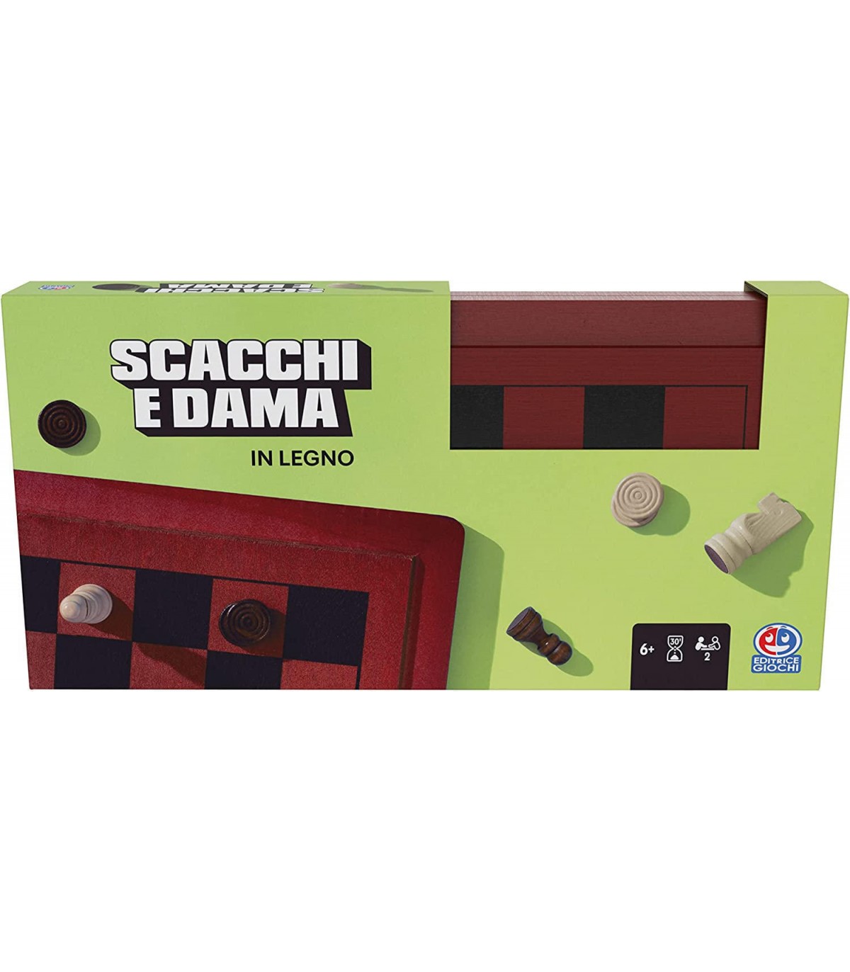 EG Classici - Dama & Scacchi in Legno Deluxe