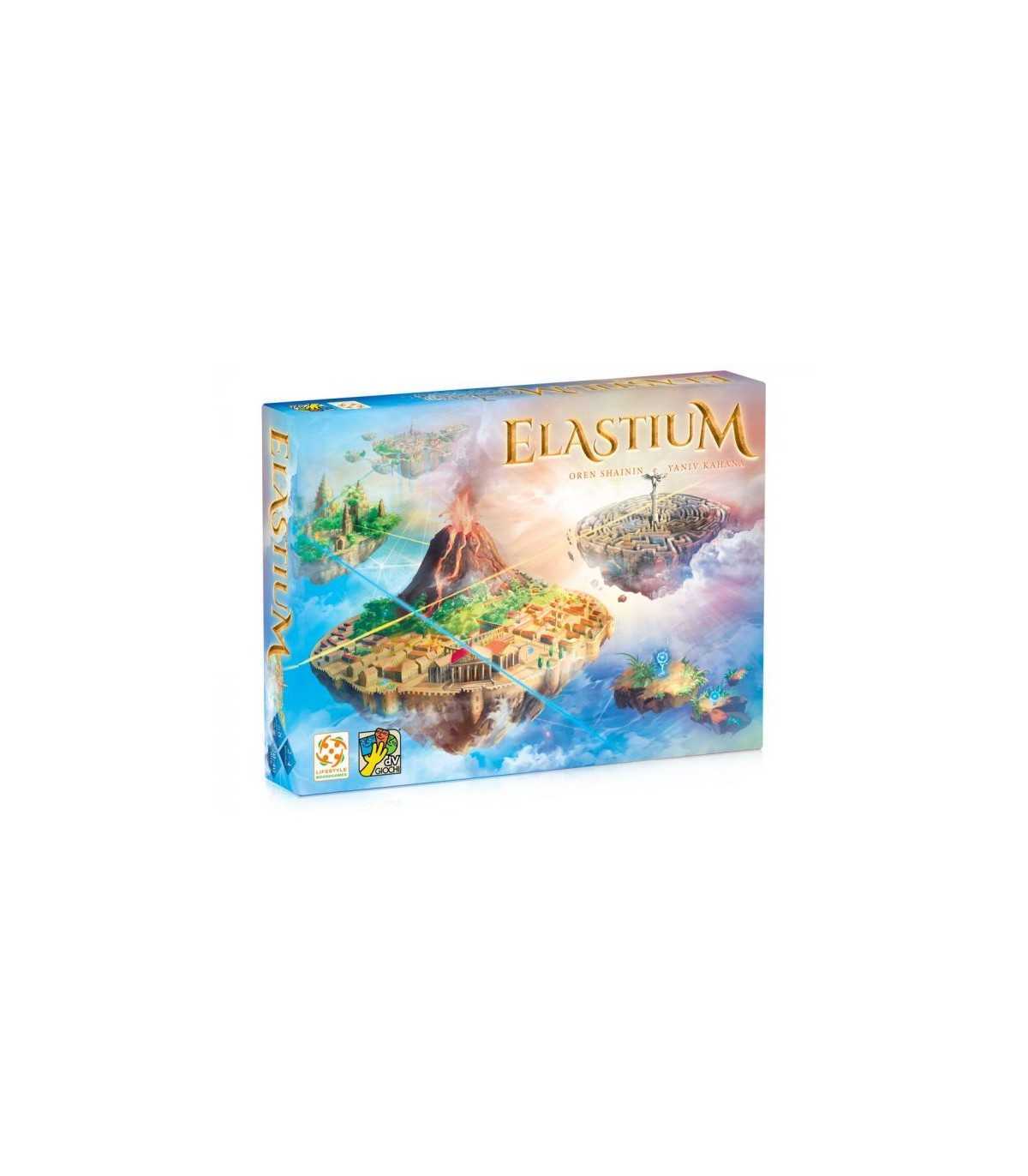 Elastium - Gioco da Tavolo Strategico 2-4 Giocatori, Esplora 8 Scenari, Raccogli Manufatti, Tabellone 3D, Età 8+, 30 Minuti