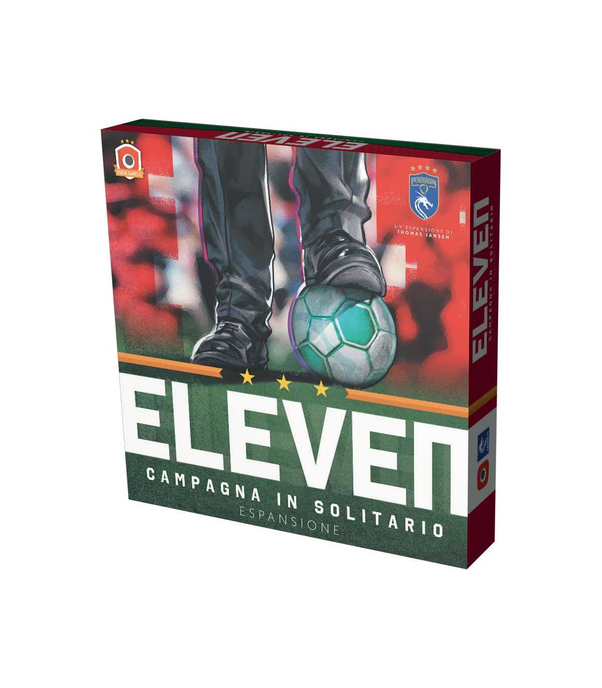 Eleven - Campagna in solitario: Gioco gestionale calcistico per 1-4 giocatori, 14 scenari, strategia avvincente - Pendragon