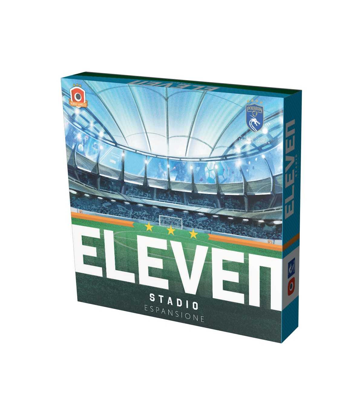 Eleven - Stadio: Costruisci il tuo impero calcistico, espansione per Giochi Gestionali, 1-4 giocatori, età 14+, divertimento as