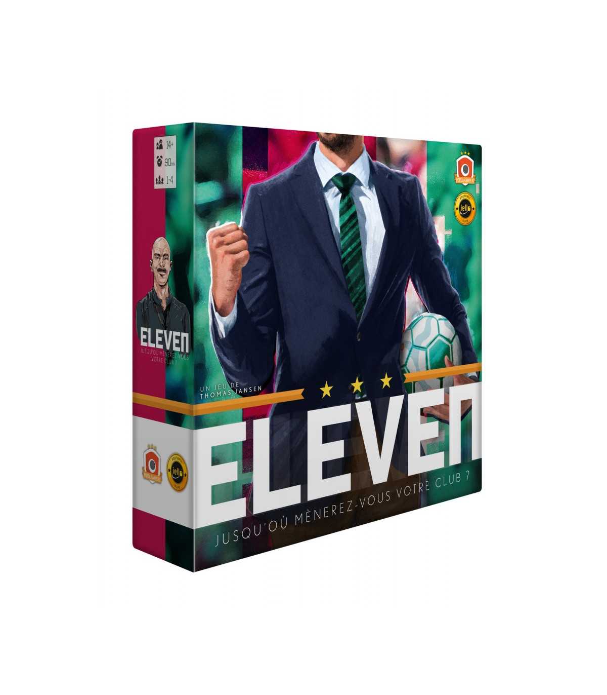 Eleven - Gioco Gestionale di Calcio per 1-4 Giocatori, Diventa il Manager della Tua Squadra dei Sogni, Durata 90 Minuti, Voto GY