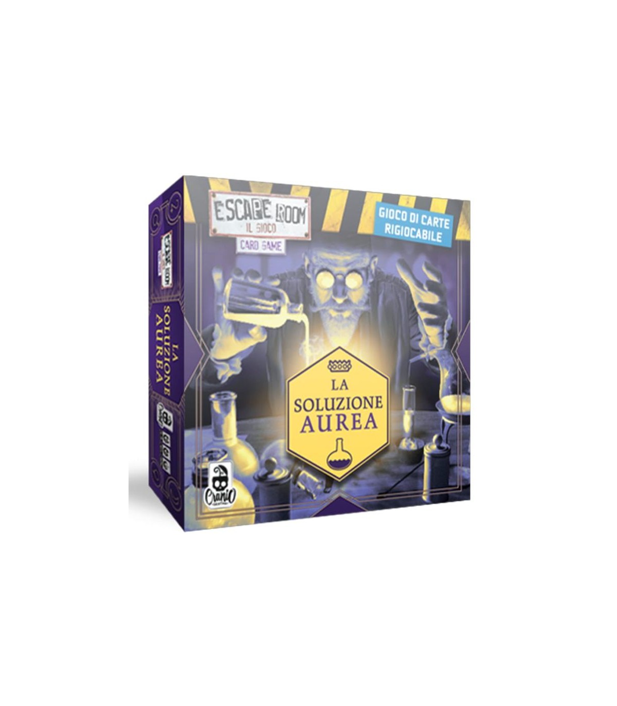 Escape Room Card Game - La Soluzione Aurea | Gioco Cooperativo di Alchimia per 2-4 Giocatori | Enigmi e Avventure Medievali