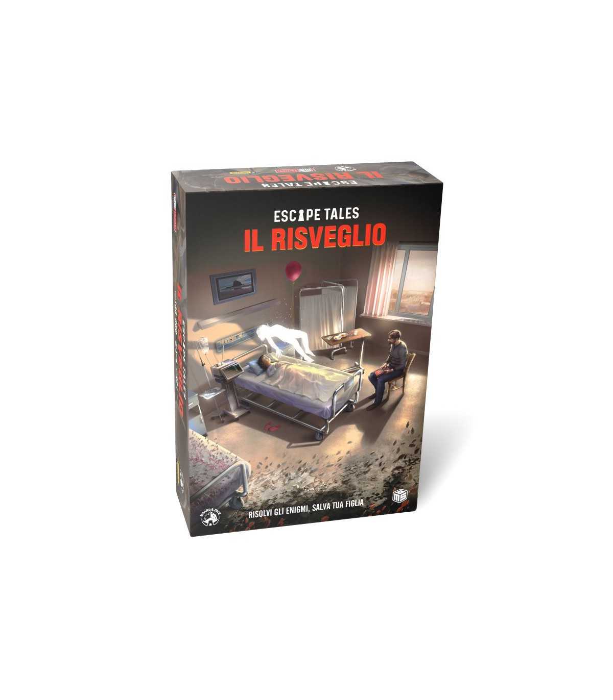 Escape Tales - Il Risveglio: Gioco di Carte Cooperativo per 1-4 Giocatori, Avventura di Deduzione e Puzzle, 120 Minuti di Emozio