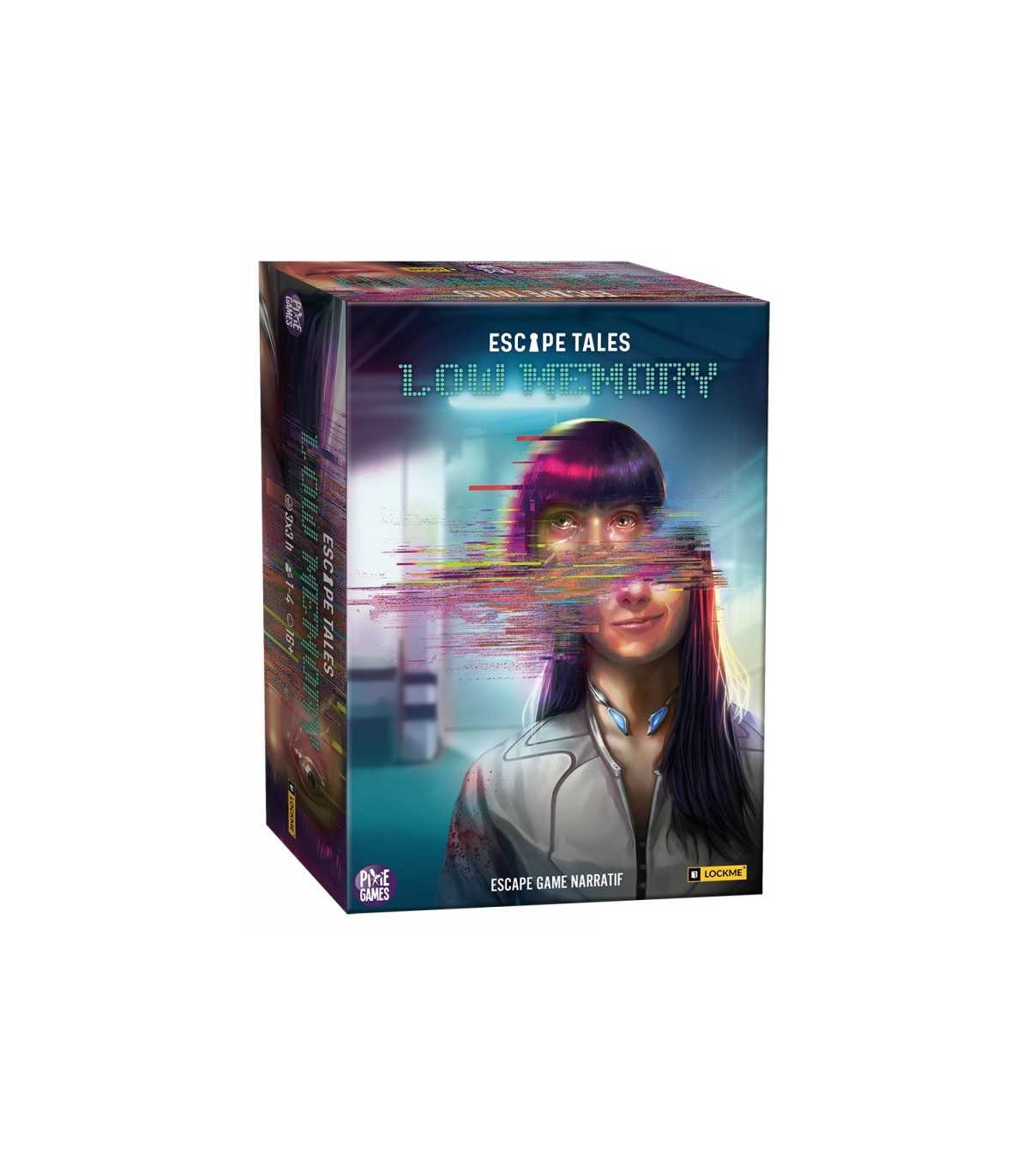 Escape Tales: Low Memory - Gioco di Carte Cyberpunk per 1-4 Giocatori, Avventura Cooperativa, Enigmi e Deduzione, 240 Minuti di