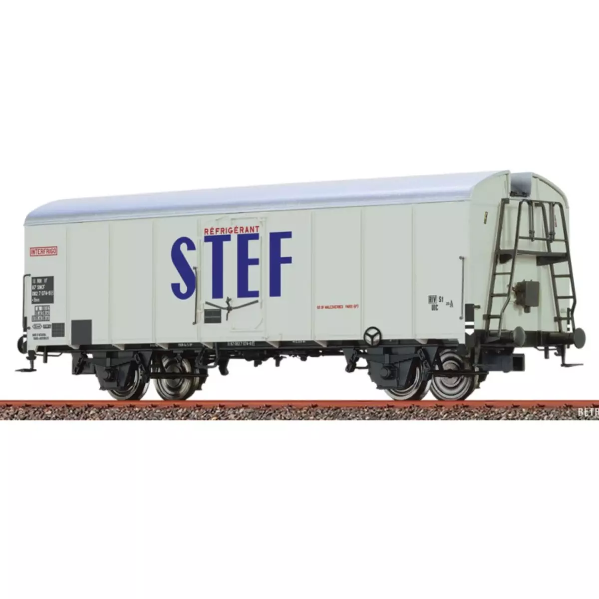 STEF Brawa 48340 carro frigorifero - HO 1/87 - SNCF - EP IV