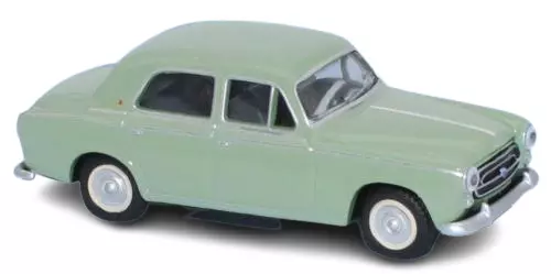 Auto Peugeot 403 limousine 8hp 1959 verde SAI 6205 - HO 1/87