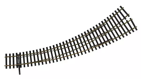 Aiguillage courbe à gauche 29.3°/41.3°