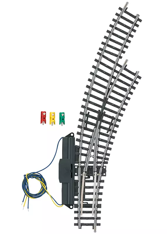Deviatoio destro non zavorrato - Marklin 2269 - 30° - HO 1/87 - Codice 83 - Binario K - 3R