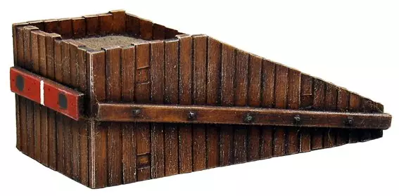 Un heurtoir d'extrémité de voie - ARTITEC 387.34 - HO : 1/87