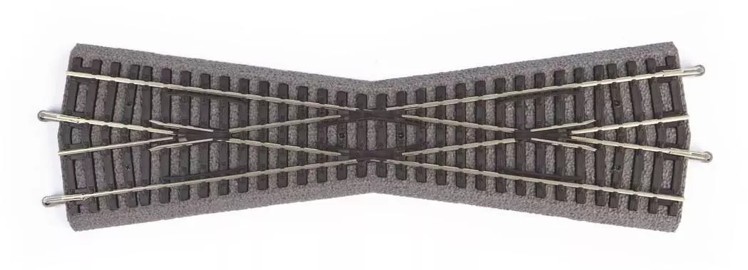 Binario A zavorrato che attraversa 239 mm/15° PU6 PIKO 55440 | HO 1/87 | Codice 100