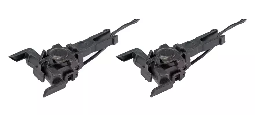 Kit 2 attelages conducteurs de courant Esu 41001 HO 1/87 - pour prise NEM 652