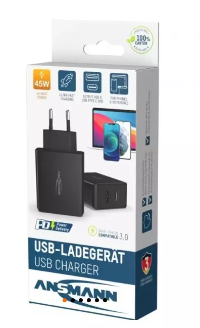 Ansmann USB/USB-C - CARSON 500607019