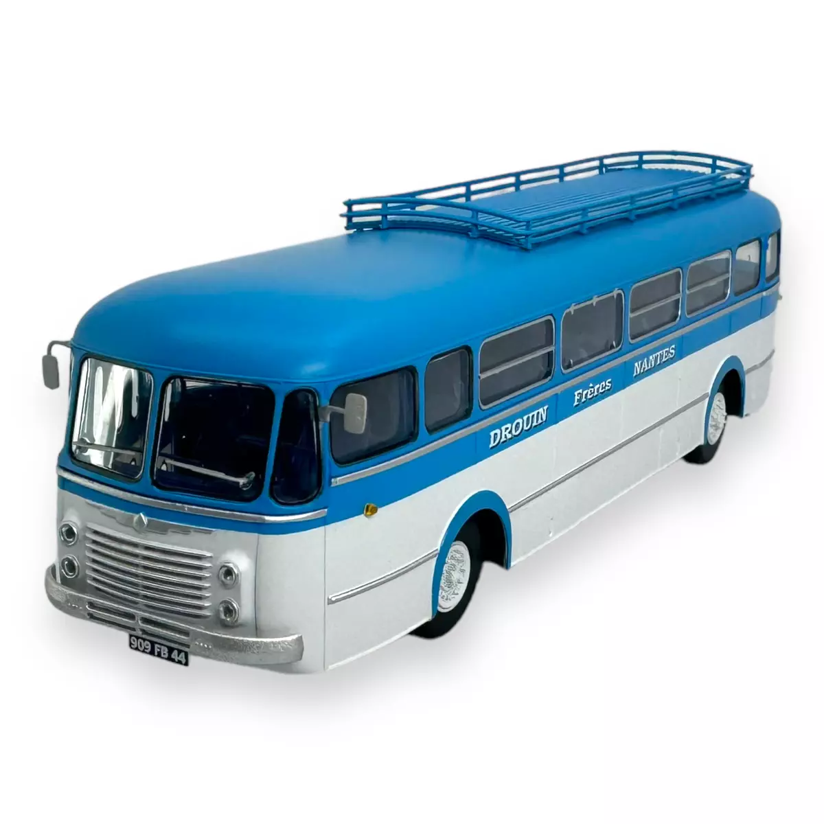 Autobus Renault R4190 "Drouin" Blu/Grigio Nantes REE MODELES CB138 - HO 1/87