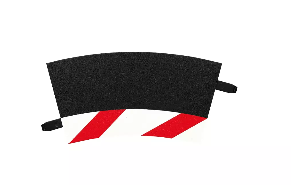 Confezione da 6 strisce di bordo interno per curve a 2/30° - Carrera CA20591 - 1/24