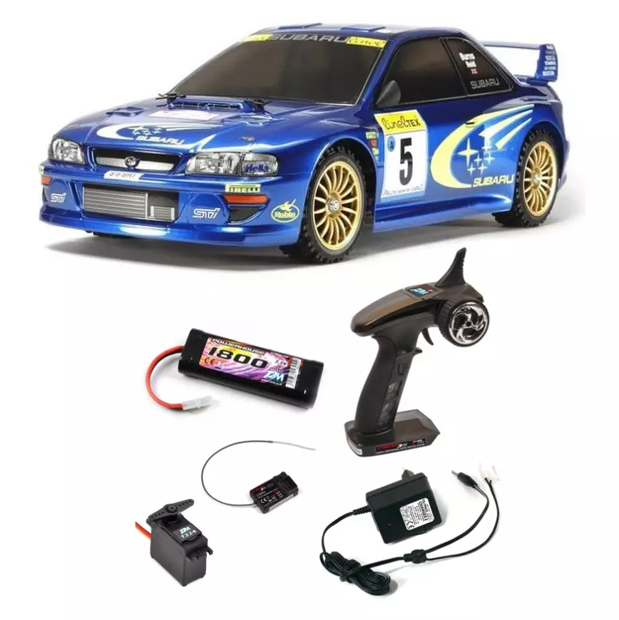 Voiture Électrique - Subaru Impreza RTR MC TT02 - Tamiya 58631L - 1/10
