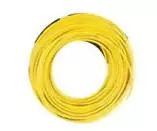 Nappe de 2 câbles électriques jaunes 0,14 mm² - 5 mètres de longueur - BRAWA 3121