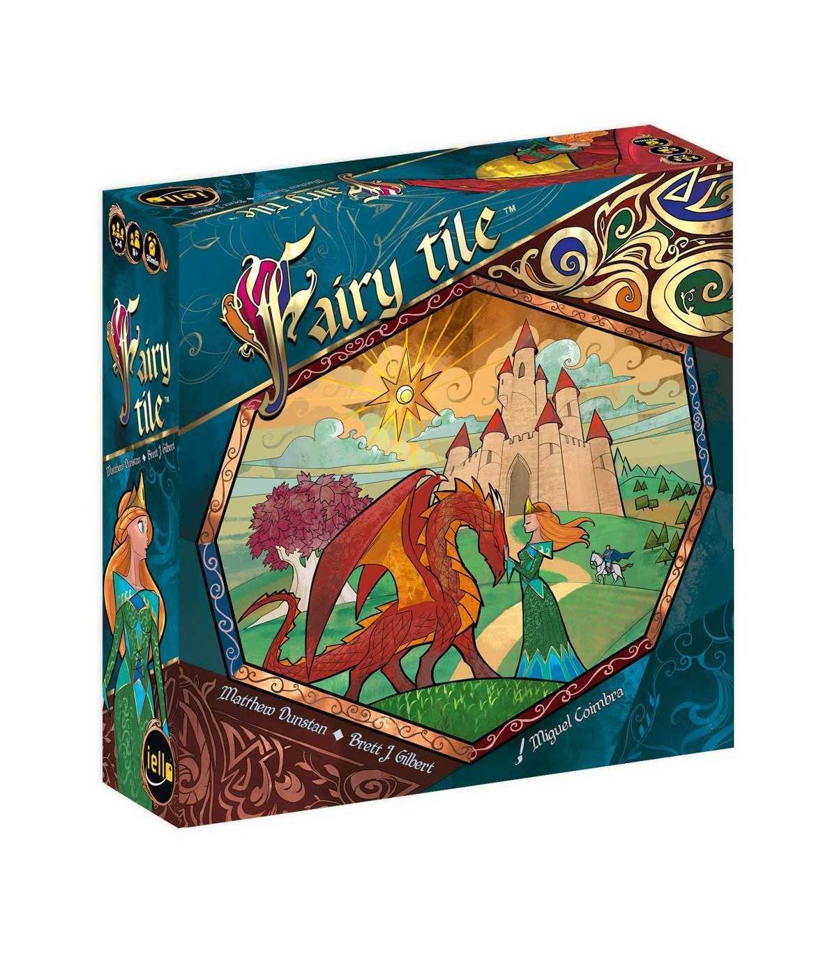 Fairy Tile - Gioco da Tavolo di Piazzamento Tessere per Famiglie, Avventure Fantasiose per 2-4 Giocatori, Età 8+