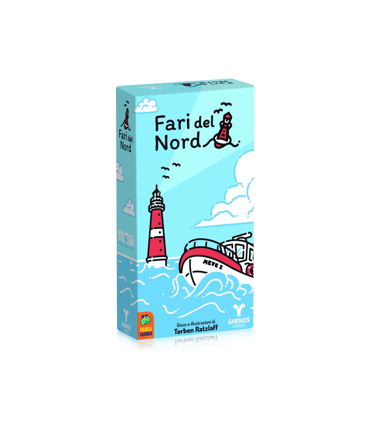 Fari del Nord - Gioco Cooperativo di Esplorazione e Posizionamento Tessere per Famiglie - 1-4 Giocatori, 35 Min, Età 8+