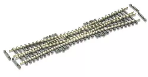 Traversée jonction simple (TJS) sans coeurs polarisés longueur 154mm angle 10° code 55 - Peco SL380F