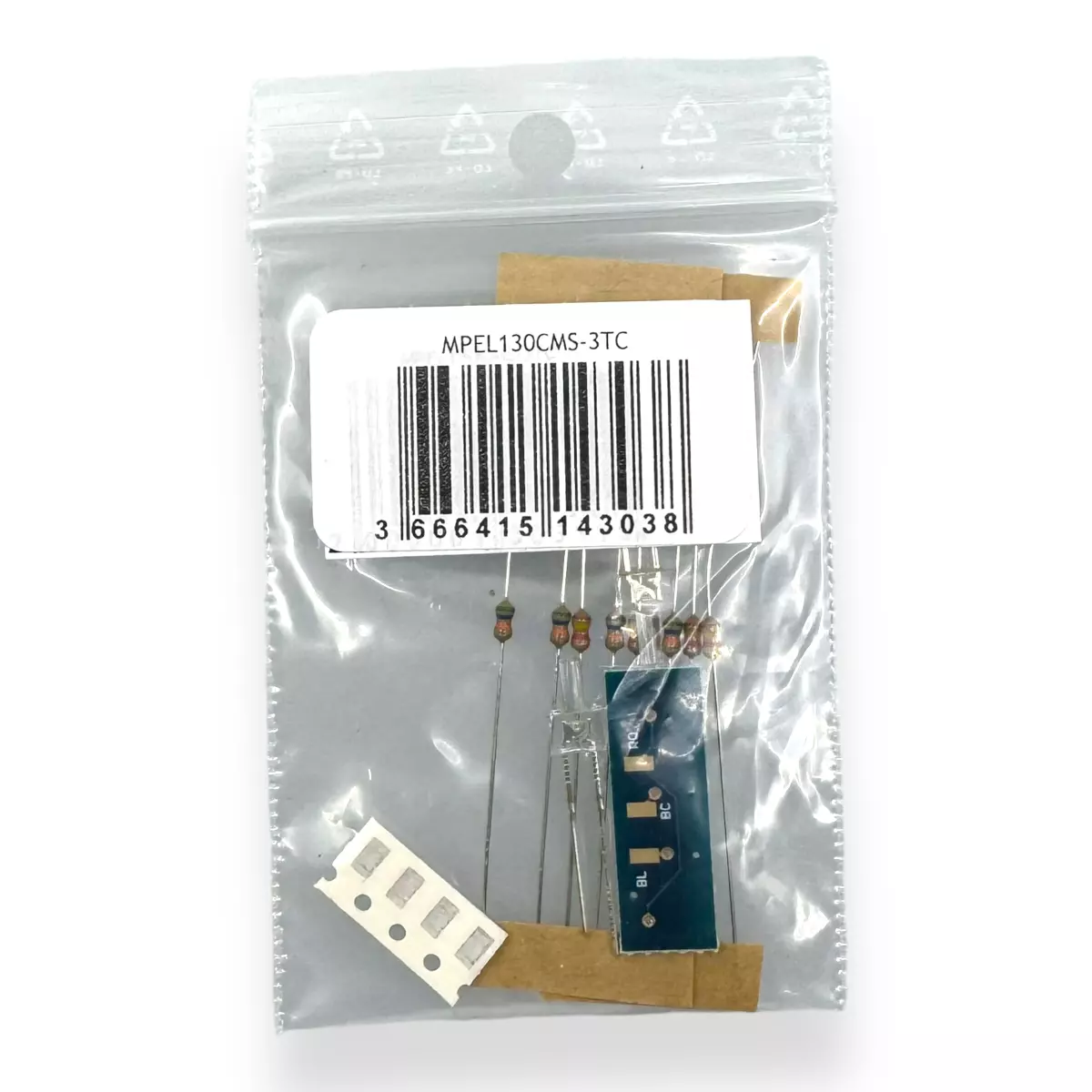 Kit di illuminazione a LED - Distrimodel 130CMS-3TC - per locomotiva ROCO A1A68000 / 68500