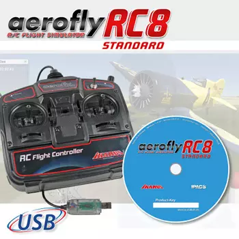 Simulatore Aerofly - RC8 Standard con controlli - T2M Ikarus 3031050