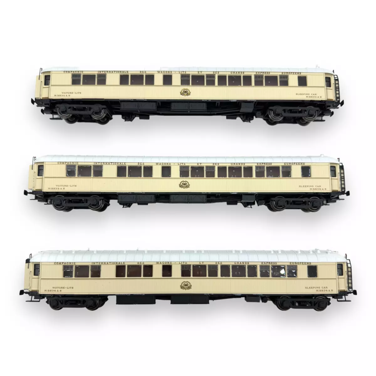 Set di 3 vagoni letto S1 - LS Models 49139 - HO 1/87 - CIWL - Ep II - 2R