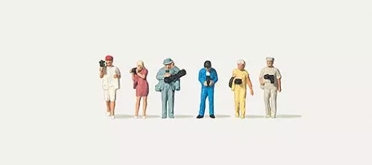 Turisti con macchina fotografica