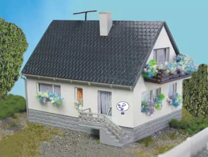 Padiglione "Les Bleuets" - SAI 203 - HO 1/87 - 110 x 85 x 80 mm