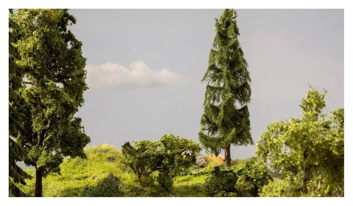 Abete con micromovimento di "caduta" NOCH 21775 - TT 1/120 - HO 1/87