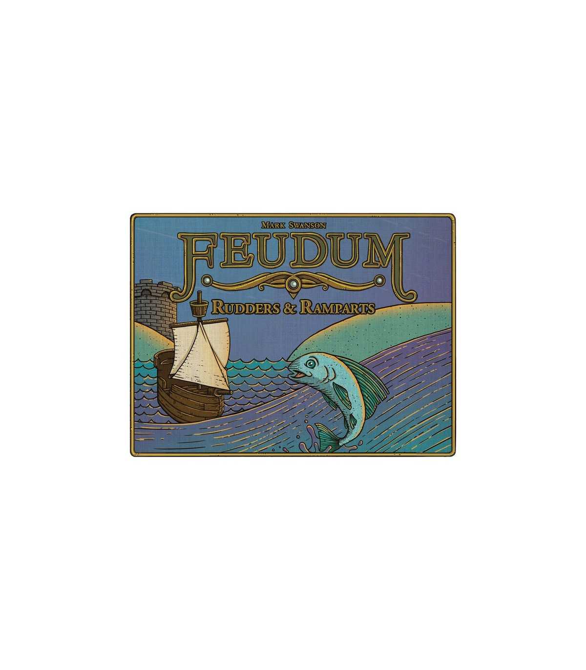 Feudum: Rudders & Ramparts - Espansione Strategica per Battaglie Epiche in Mare e Terra - Giochi Gestionali Ghenos Games