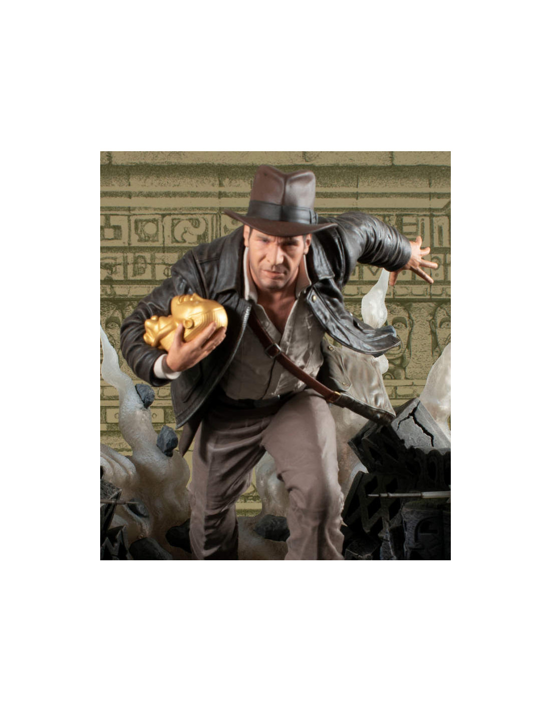 FIGURE DIAMOND TOYS GALLERY INDIANA JONES TEMPLE ESCAPE DIORAMA PVC STATUE NEW!