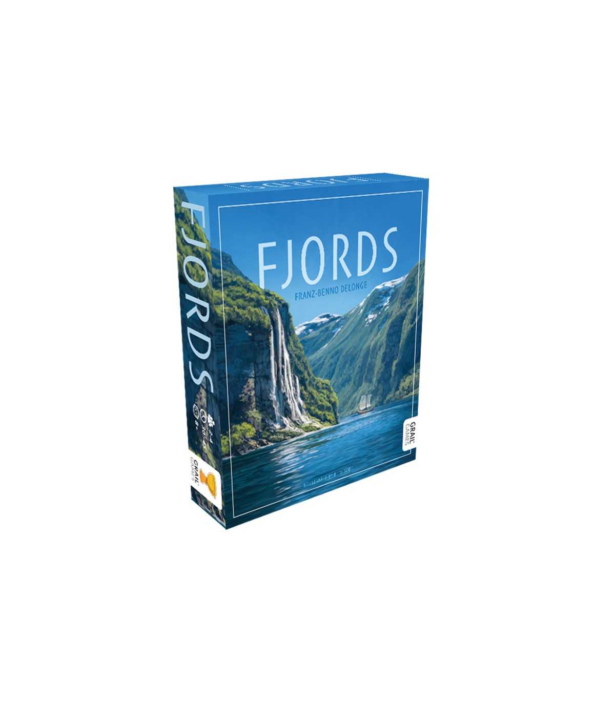 Fjords - Gioco di Posa delle Tessere Vichinghe per 2-4 Giocatori, Strategia e Creatività in 30 Minuti - Ghenos Games