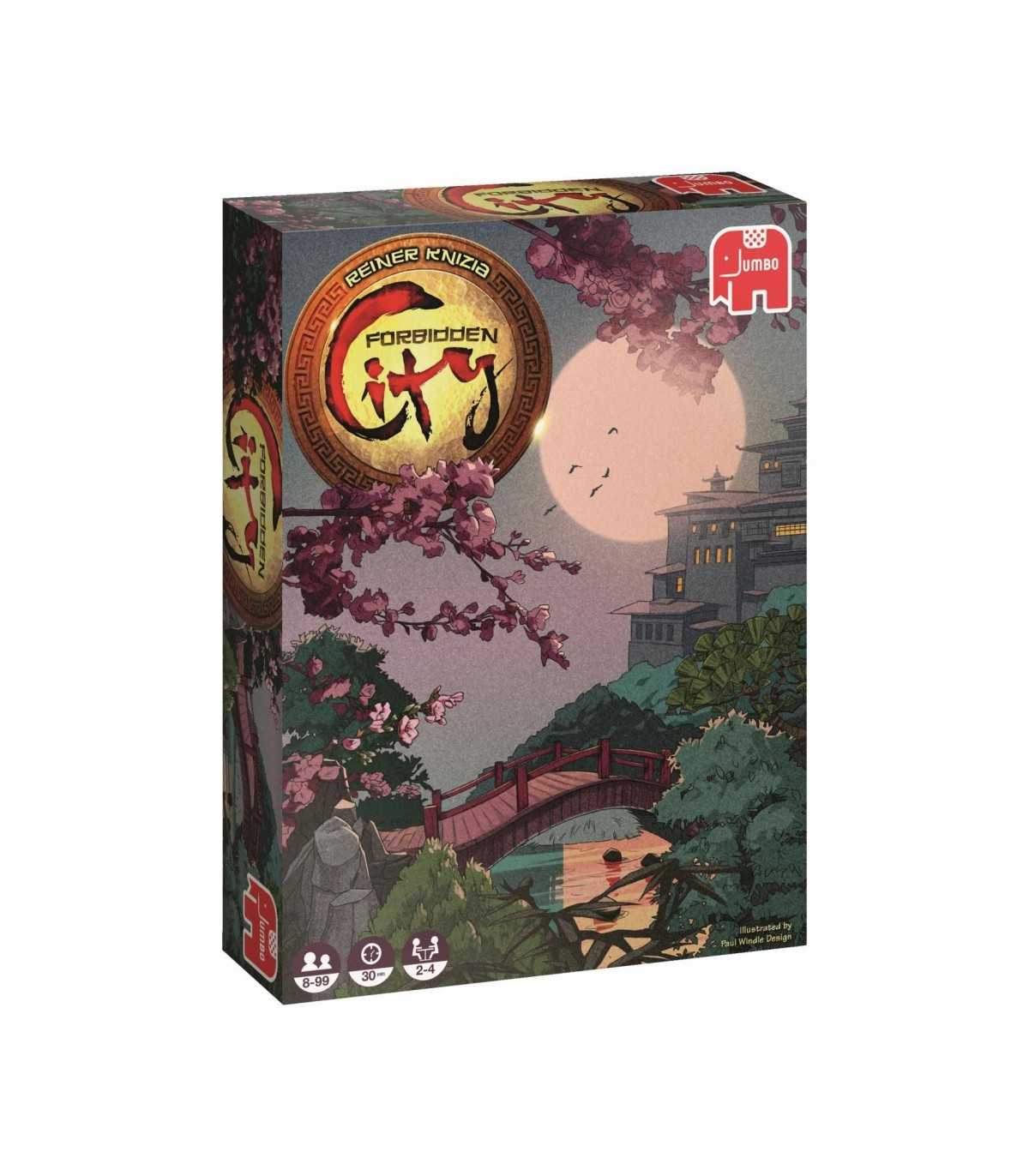 Forbidden City - Gioco da Tavolo Strategico per 2-4 Giocatori, Piazzamento Tessere, 30 Minuti, Età 8 - Giochi per Famiglia Jumb