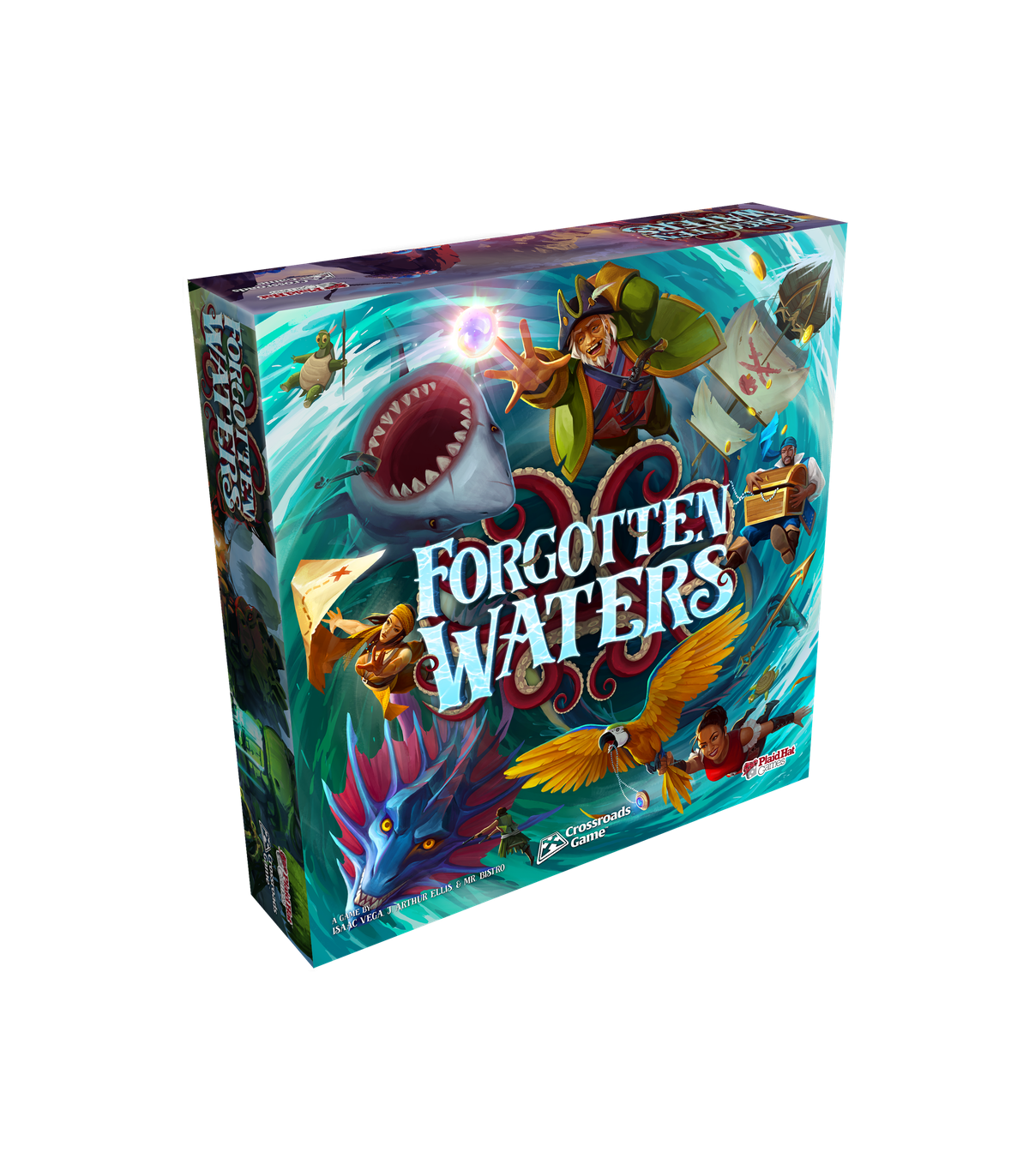 "Forgotten Waters - Gioco da Tavolo Pirata Semicooperativo per 3-7 Giocatori, Avventure in un Mondo Magico - Asmodee"