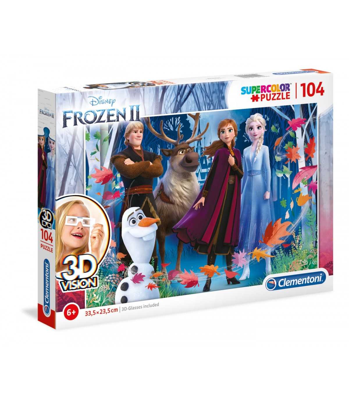 Frozen 2 - Puzzle 3D 104 pezzi