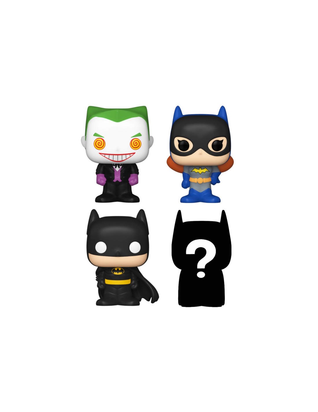 FUNKO BITTY POP 4 PACK DC BATMAN - JOKER MINI FIGURE NEW