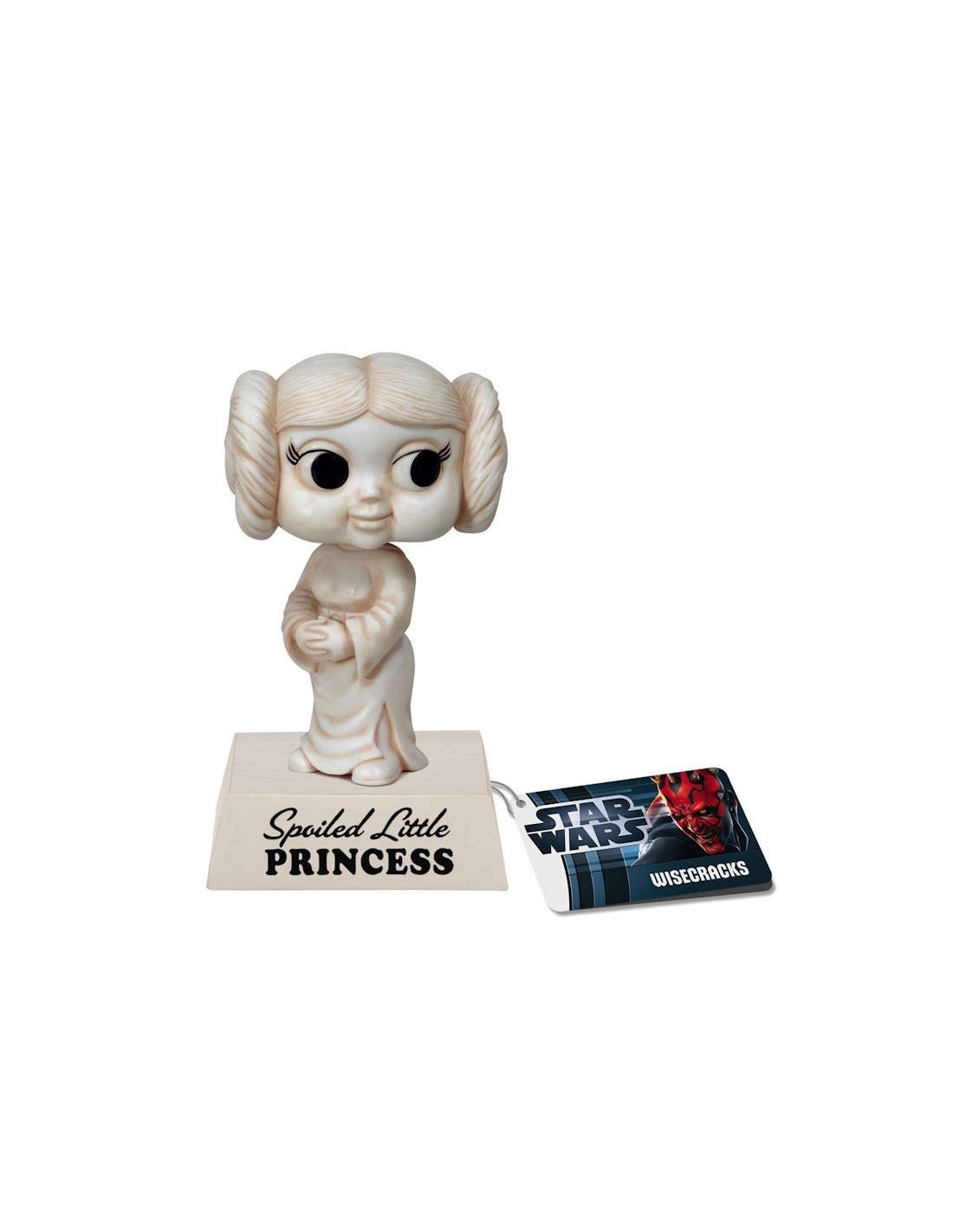FUNKO BOBBLE HEAD KNOCKER STAR WARS PRINCESS LEIA SPOILED LITTLE WISECRACKS NEW