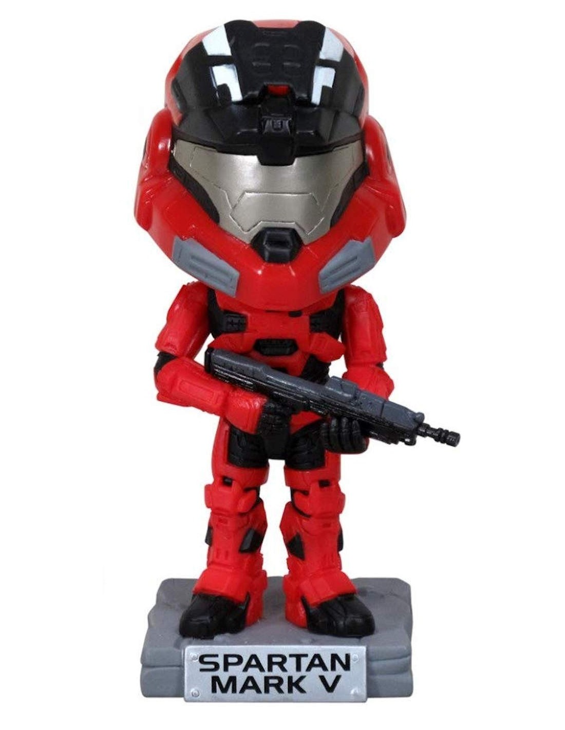 FUNKO BOBBLE HEAD KNOCKER WACKY WOBBLER HALO UNIVERSE RED SPARTAN MARK V NEW!!
