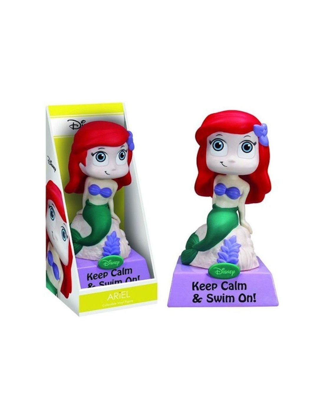 FUNKO BOBBLE HEAD KNOCKER WISECRACKS FIGURE DISNEY ARIEL MERMAID NEW