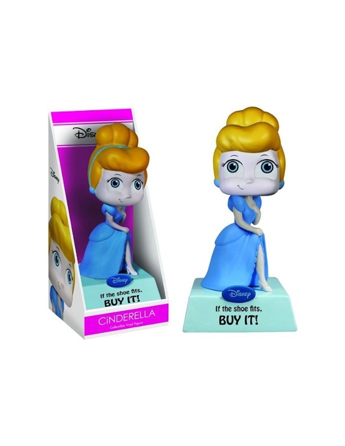 FUNKO BOBBLE HEAD KNOCKER WISECRACKS FIGURE DISNEY CINDERELLA NEW