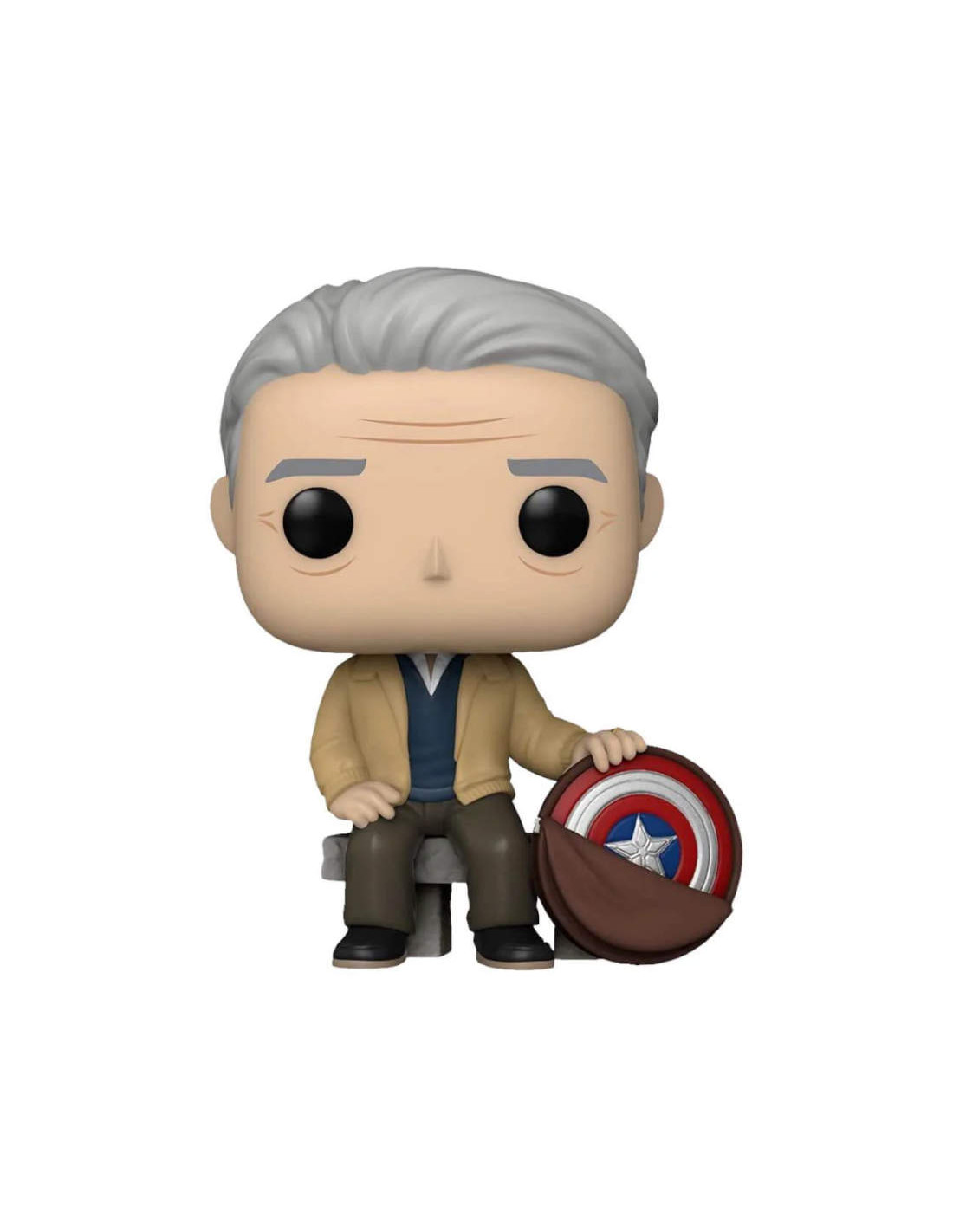 FUNKO BOBBLE HEAD POP AVENGERS ENDGAME OLD MAN STEVE 915 VINYL FIGURE NEW!